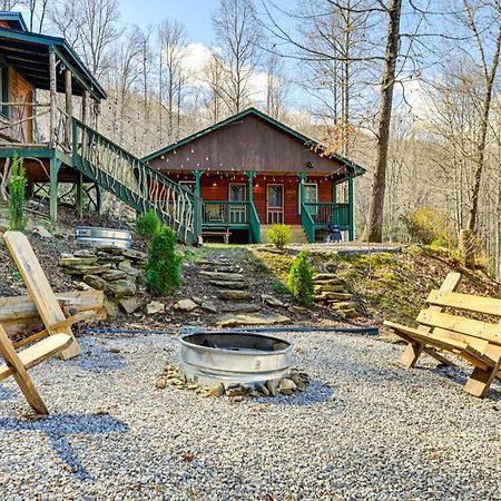 Smoky Mountain Cabin With Camping Area And Fire Pit! Whittier Exteriör bild