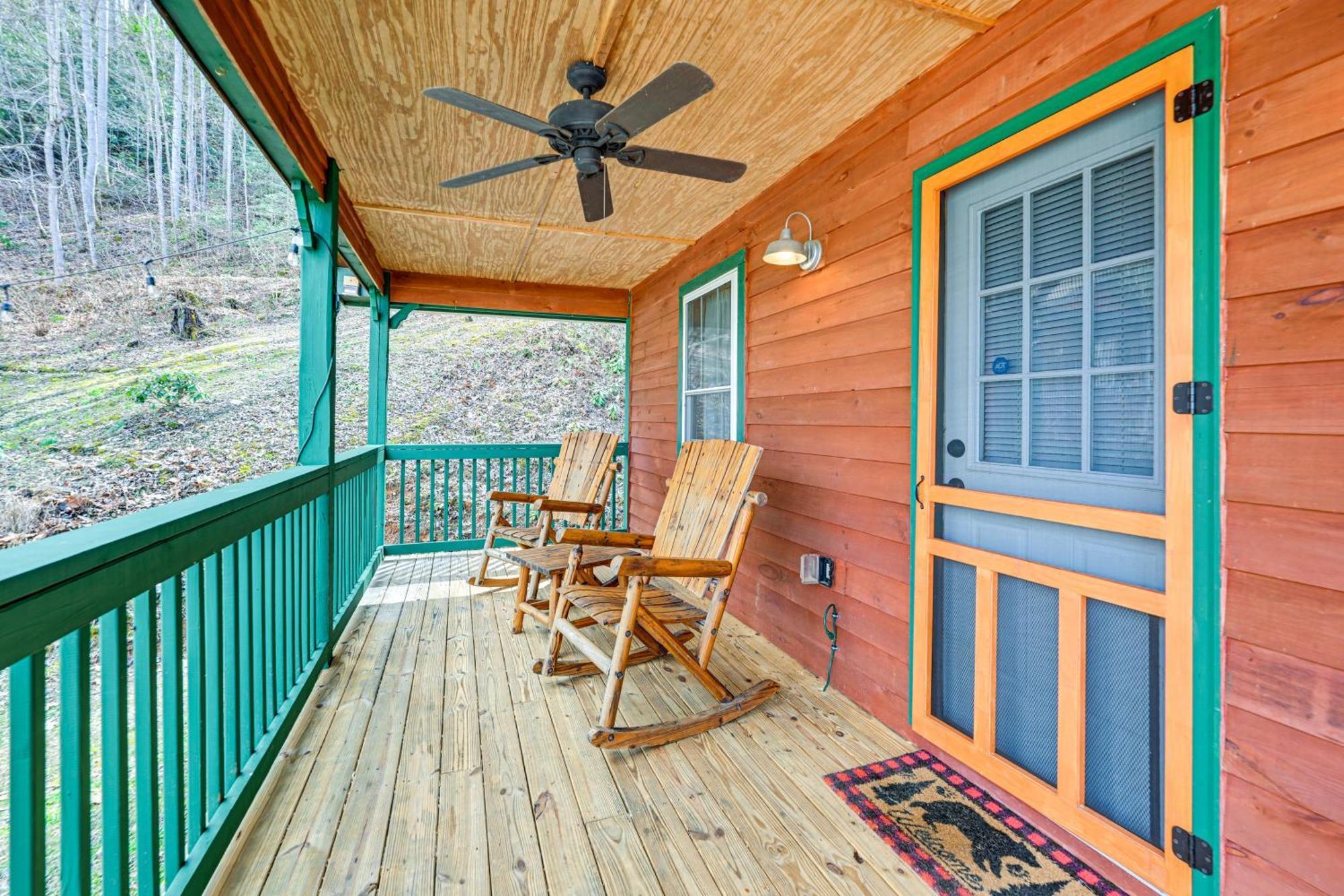 Smoky Mountain Cabin With Camping Area And Fire Pit! Whittier Exteriör bild